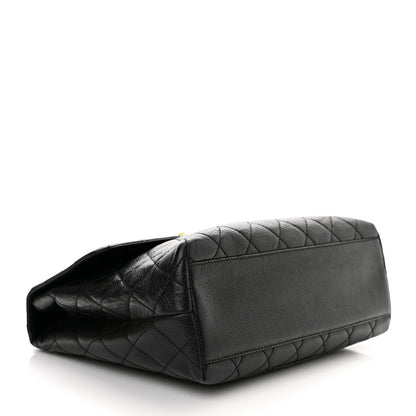Chanel Caviar Quilted Jumbo Kelly Flap Black 4 of 9