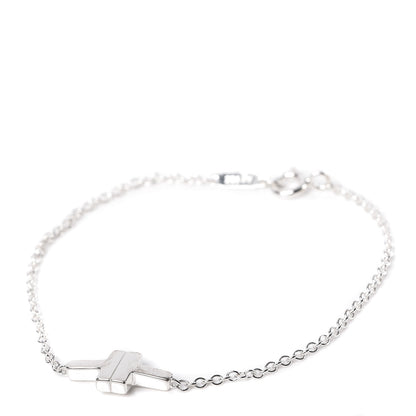 Tiffany Sterling Silver T Two Single Chain Bracelet 1 of 6