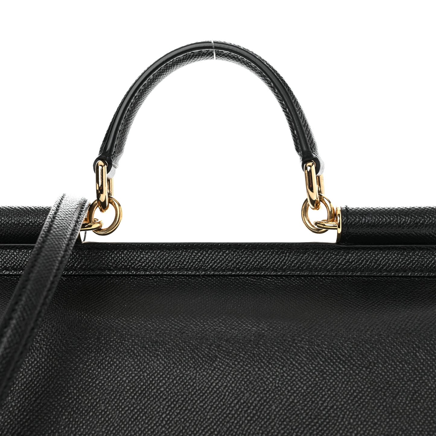 DOLCE & GABBANA Dauphine Large Miss Sicily Satchel Black