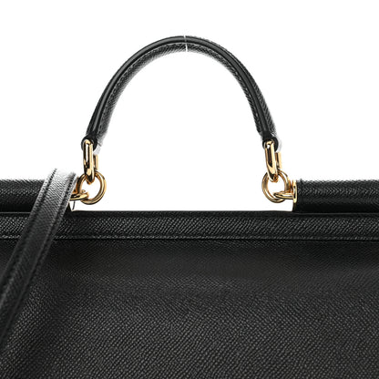 Dolce & Gabbana DOLCE & GABBANA Dauphine Large Miss Sicily Satchel Black 10 of 12