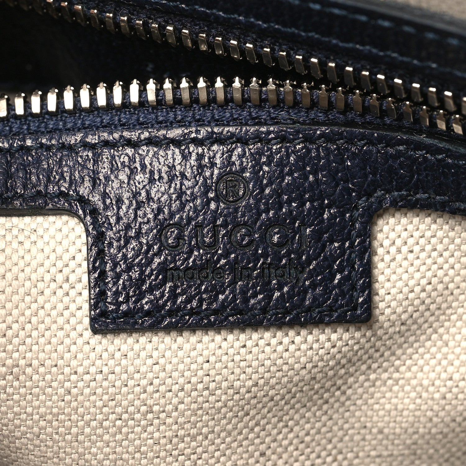 Gucci GG Supreme Monogram Textured Dollar Calfskin Web Small Ophidia Messenger Bag Beige Blue 6 of 10