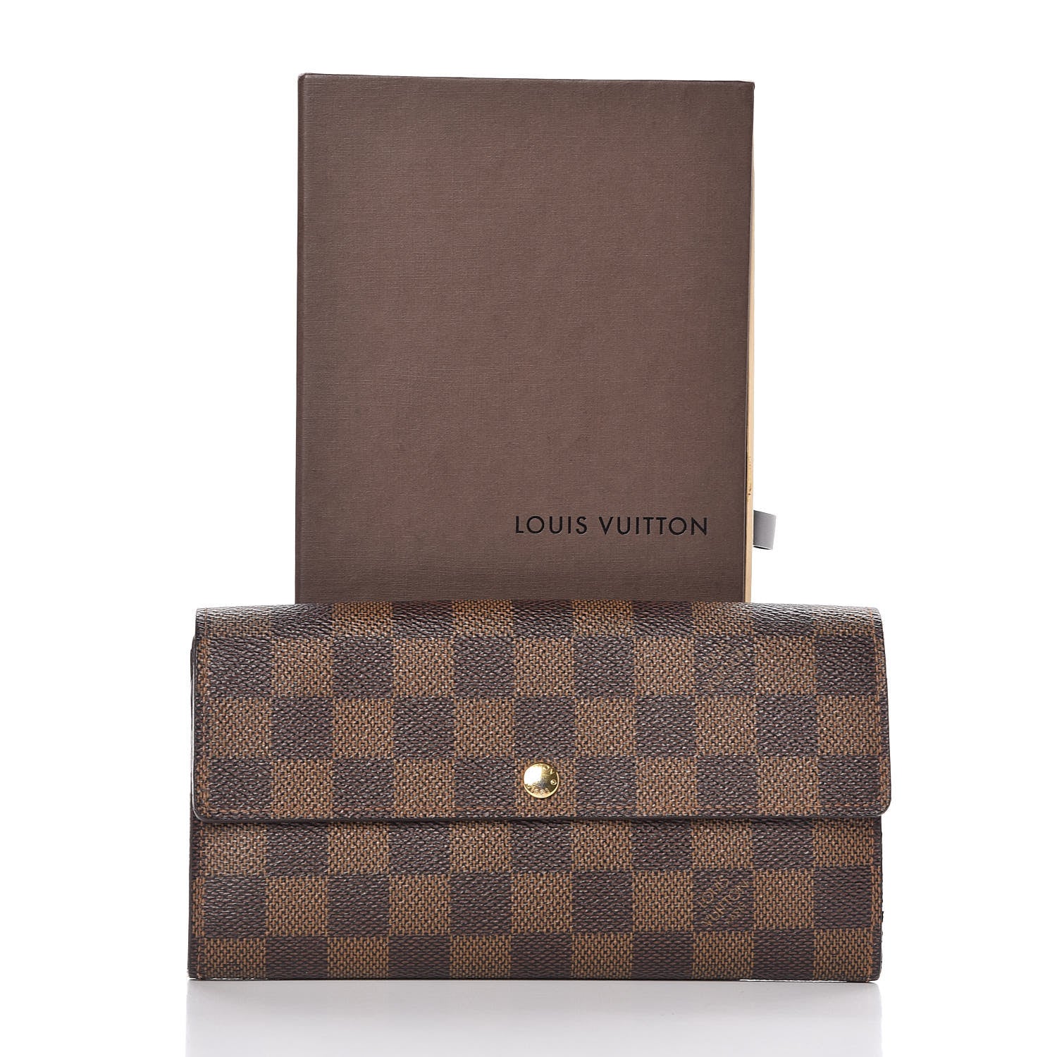 Louis Vuitton Damier Ebene Sarah Wallet 12 of 12