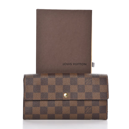 Louis Vuitton Damier Ebene Sarah Wallet 12 of 12