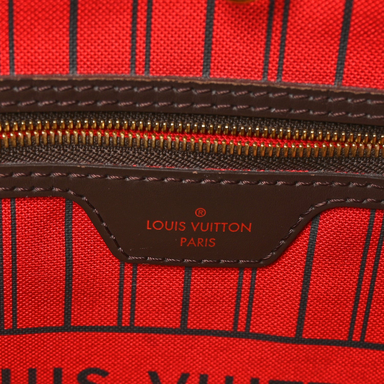 Louis Vuitton Damier Ebene Neverfull MM 7 of 13