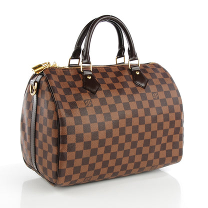 Louis Vuitton Damier Ebene Speedy Bandouliere 30 3 of 9