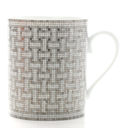 Hermes Porcelain Mosaique au 24 Mug Platinum 3 of 7