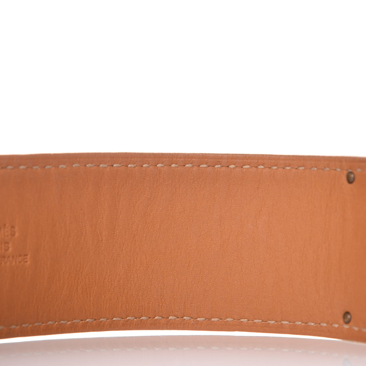 Hermes Epsom Kelly Dog Bracelet White 6 of 6