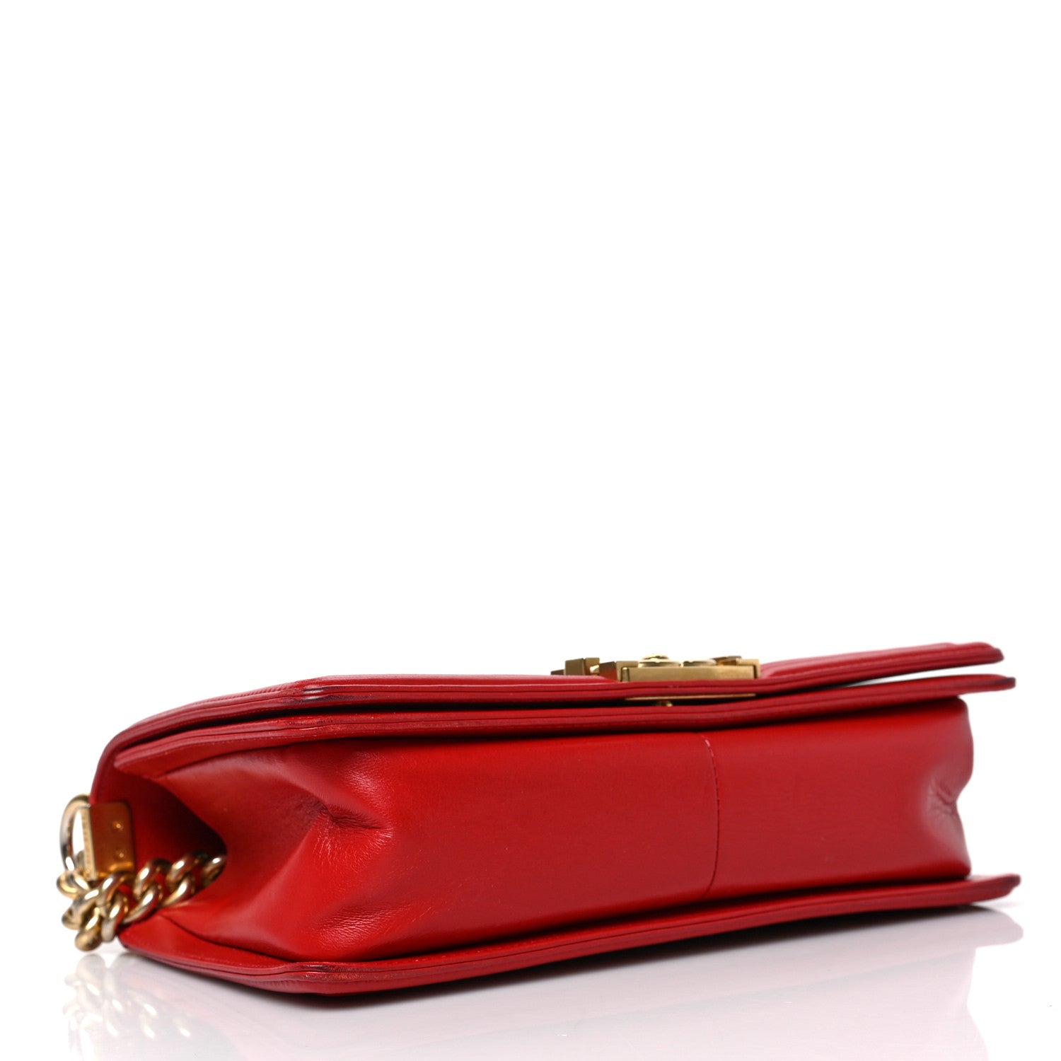 Chanel Lambskin Quilted Medium Boy Flap Red 4 of 10