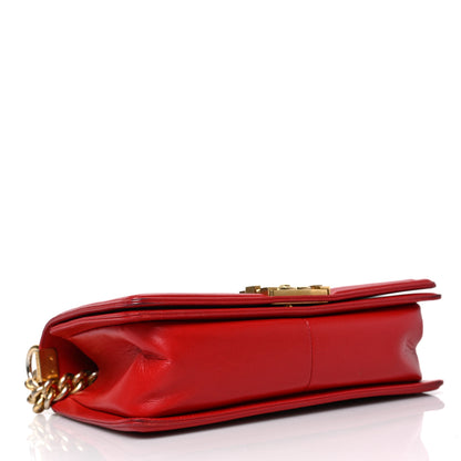 Chanel Lambskin Quilted Medium Boy Flap Red 4 of 10
