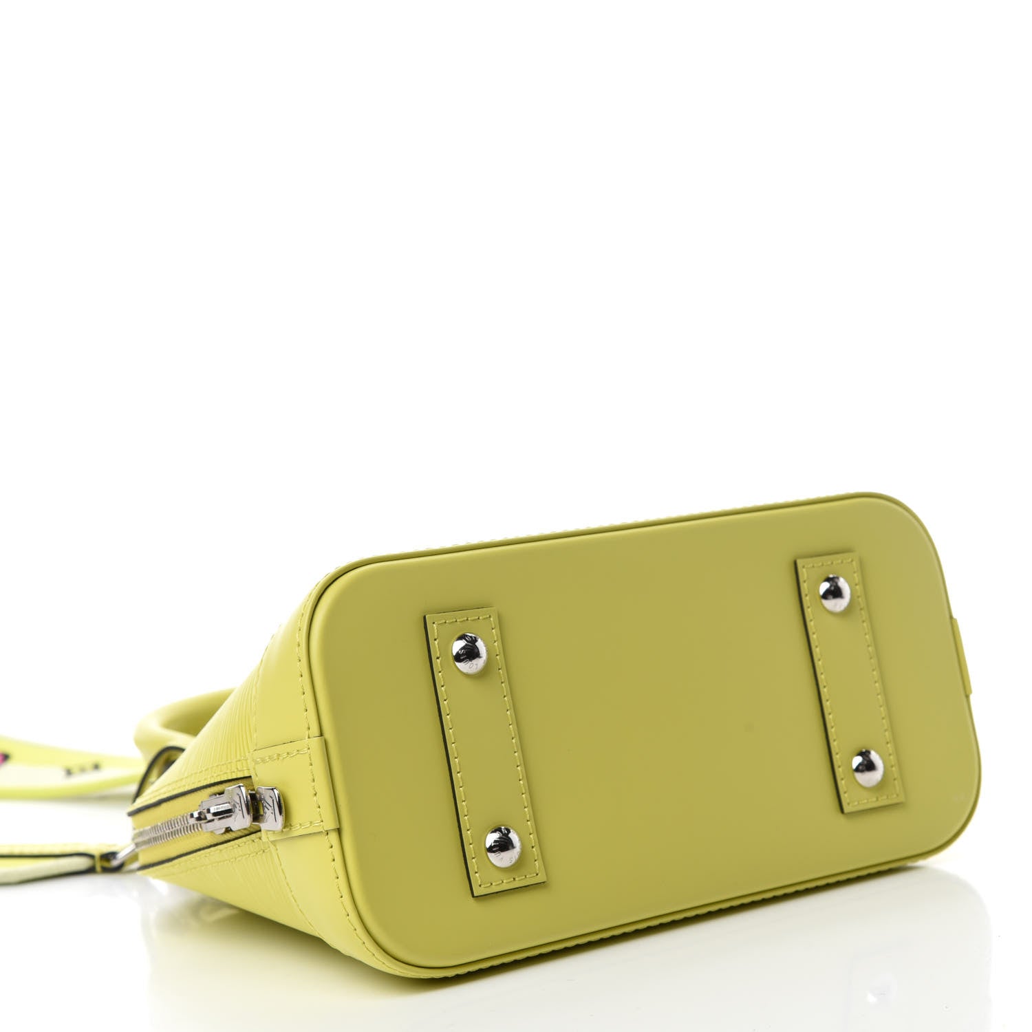 Louis Vuitton Epi Jacquard Alma BB Yellow Citron 4 of 11