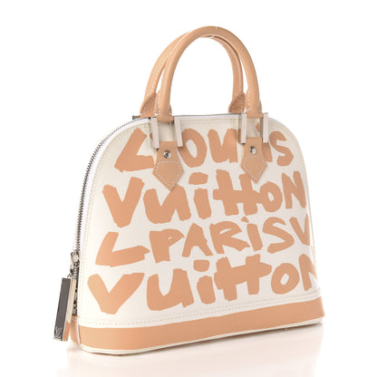 Louis Vuitton Graffiti Alma MM Peach 3 of 10