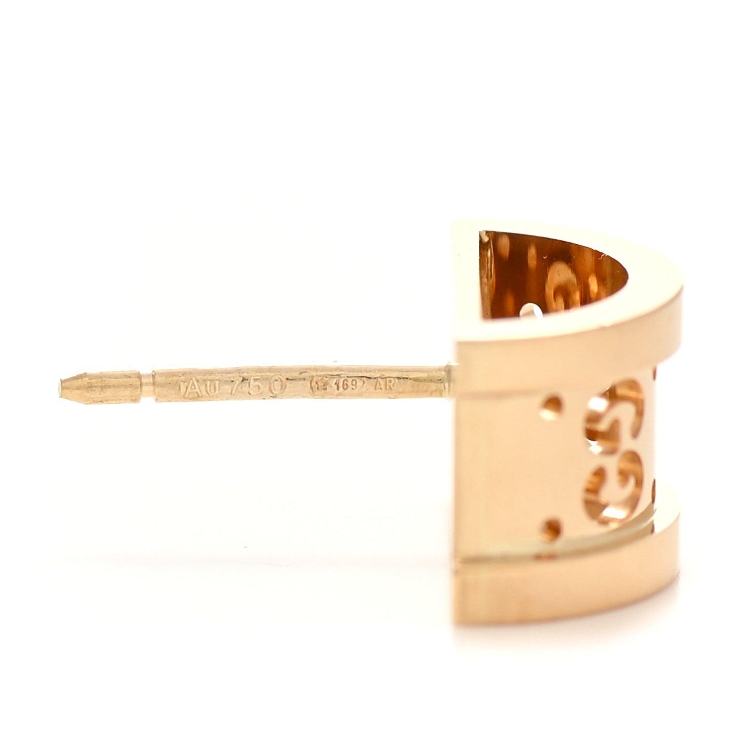 18K Yellow Gold Icon Twirl Earrings