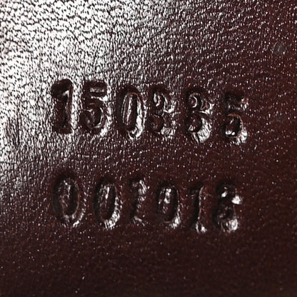 Gucci Guccissima Large Treasure Boston Dark Brown 7 of 10