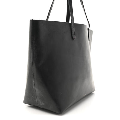 Mansur Gavriel Calfskin Shopping Tote Black Flamma 15 of 17