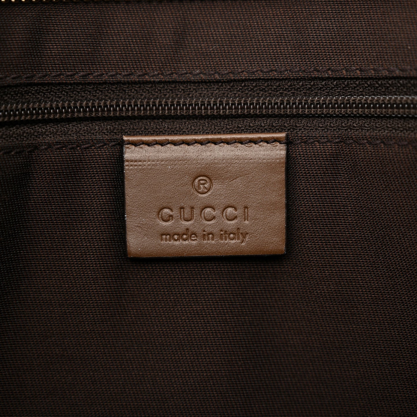 GG Supreme Monogram Medium Joy Tote Brown