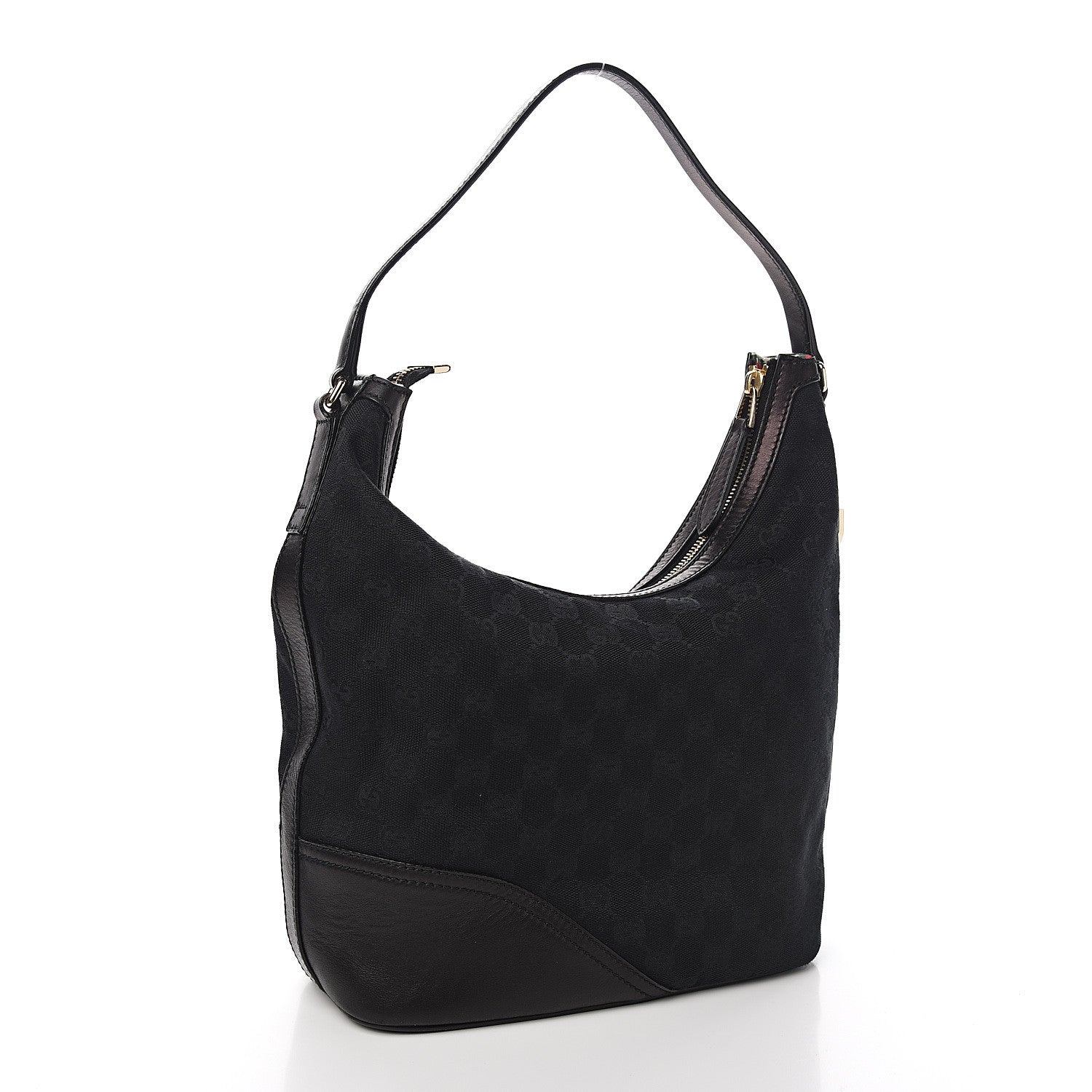 Gucci Monogram New Britt Hobo Black 2 of 9