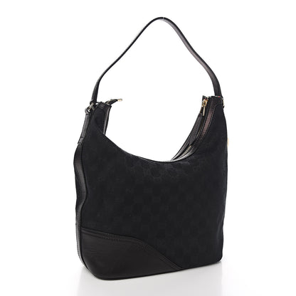 Gucci Monogram New Britt Hobo Black 2 of 9