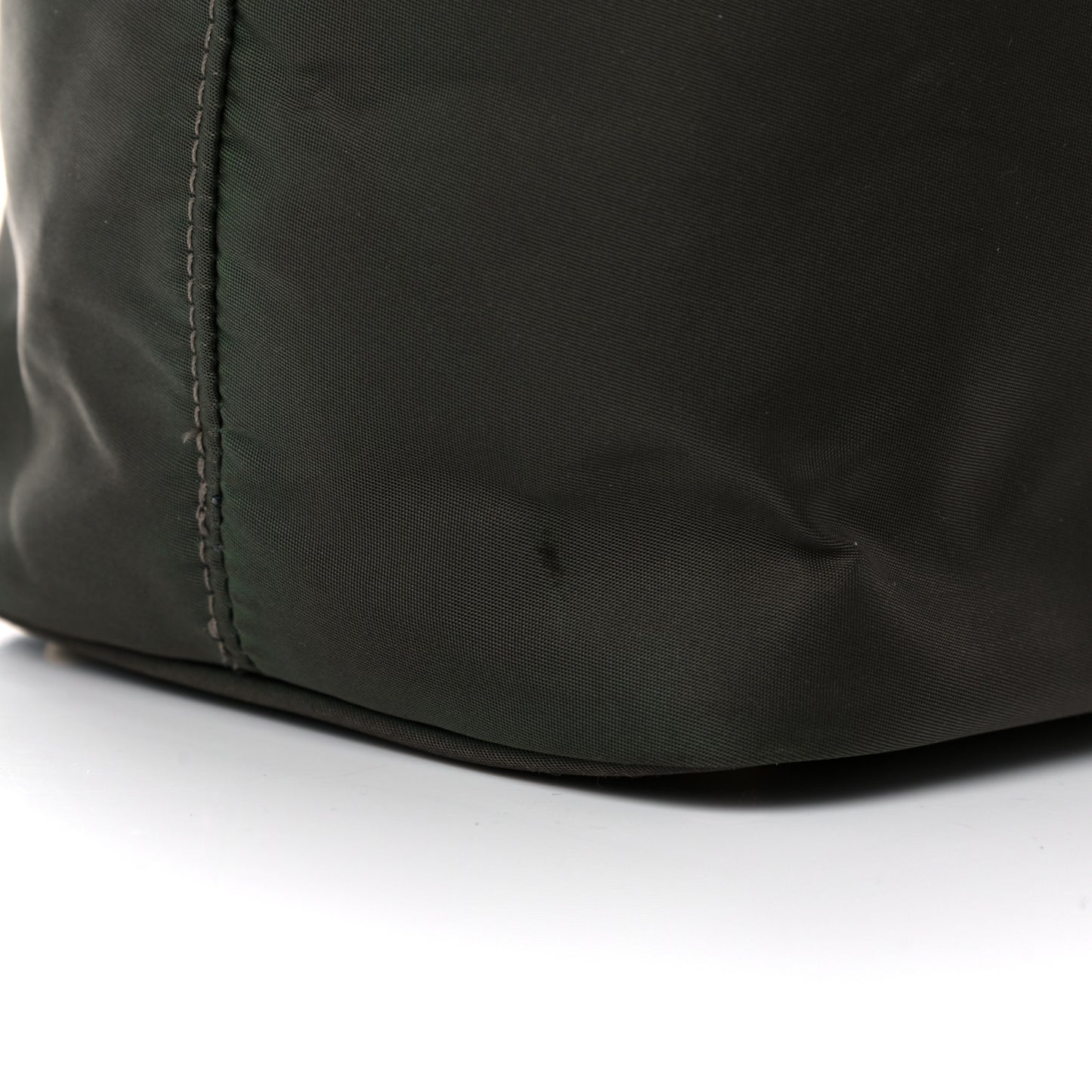 Tessuto Nylon Logo Tote Green