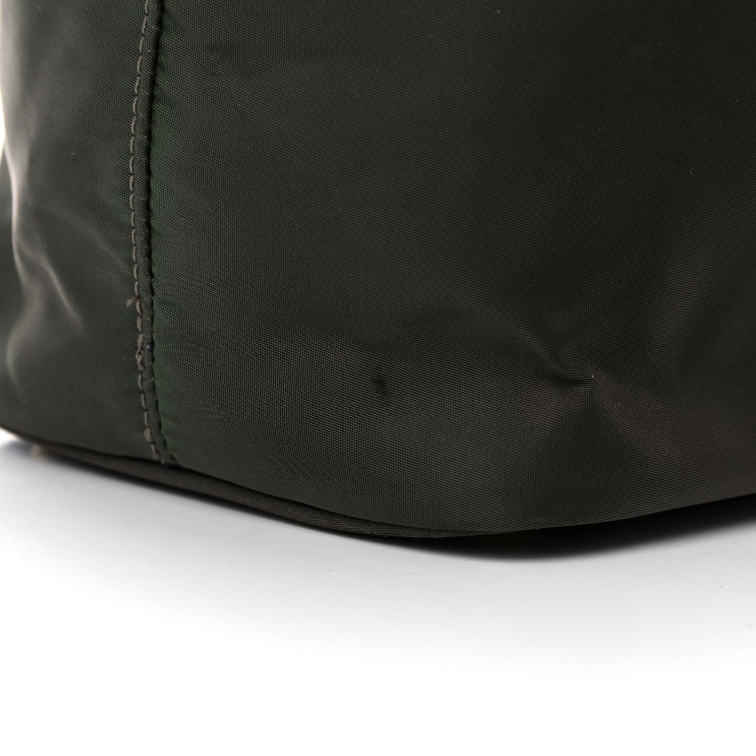 Prada Tessuto Nylon Logo Tote Green 15 of 16