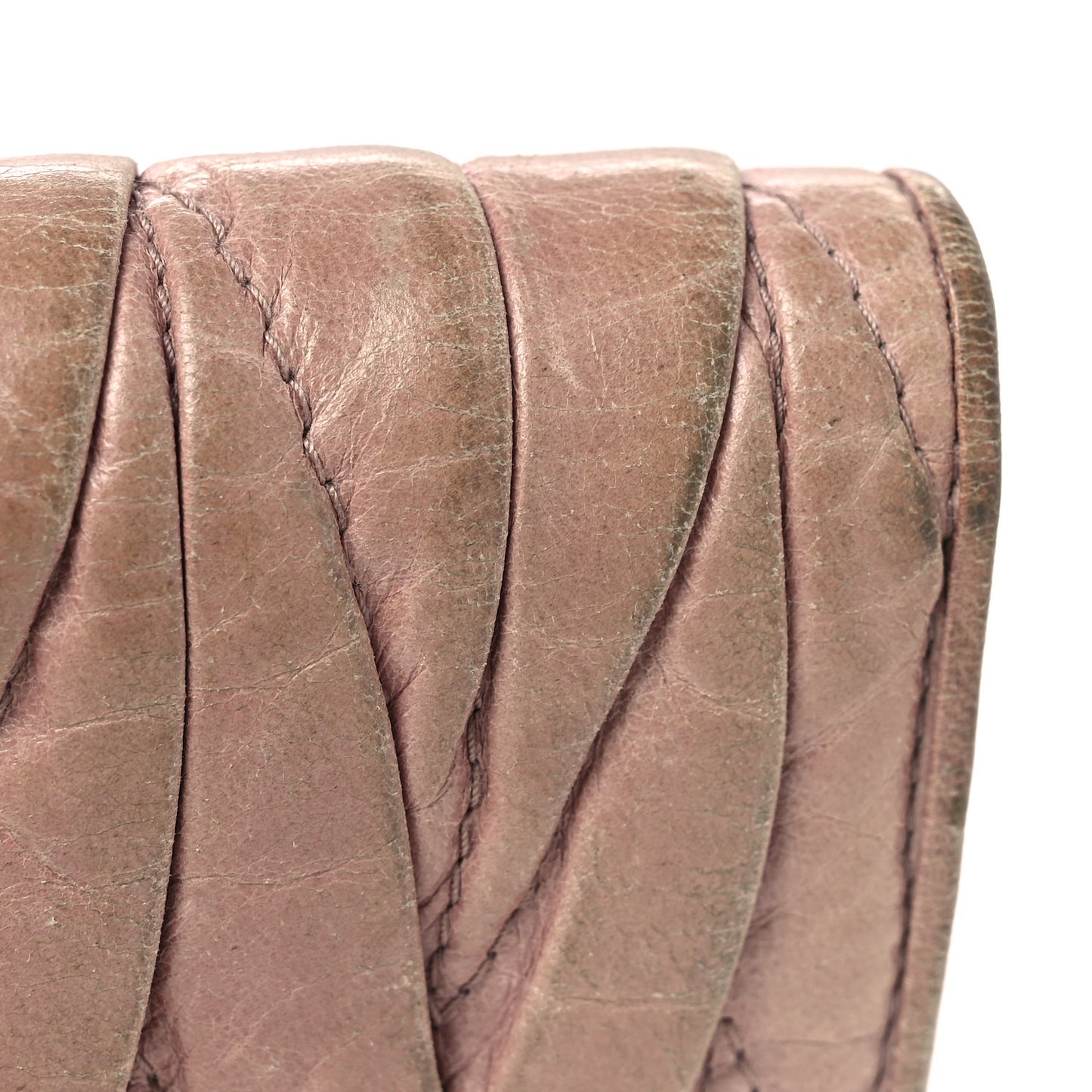 Nappa Lux Matelasse Flap Wallet Mughetto