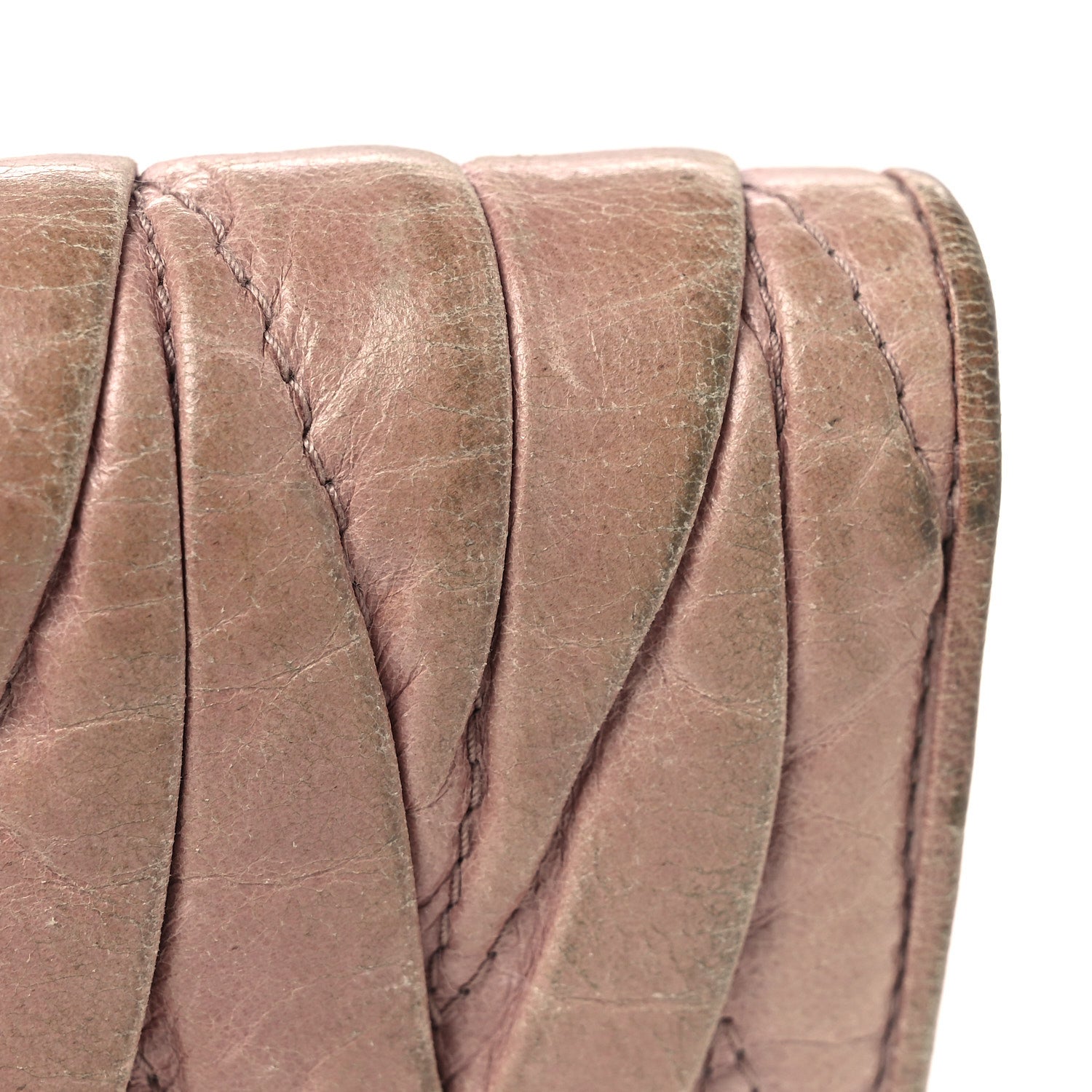 Miu Miu Nappa Lux Matelasse Flap Wallet Mughetto 9 of 10
