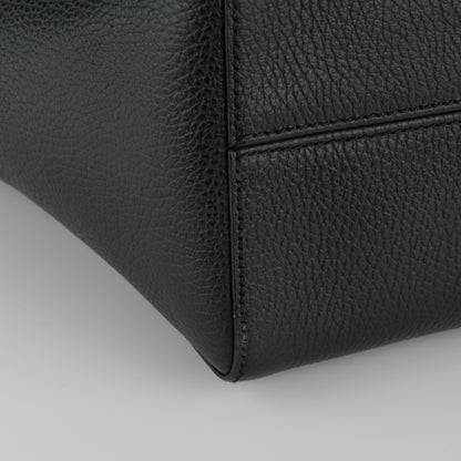 Gucci Pebbled Calfskin Small Swing Tote Black 7 of 7