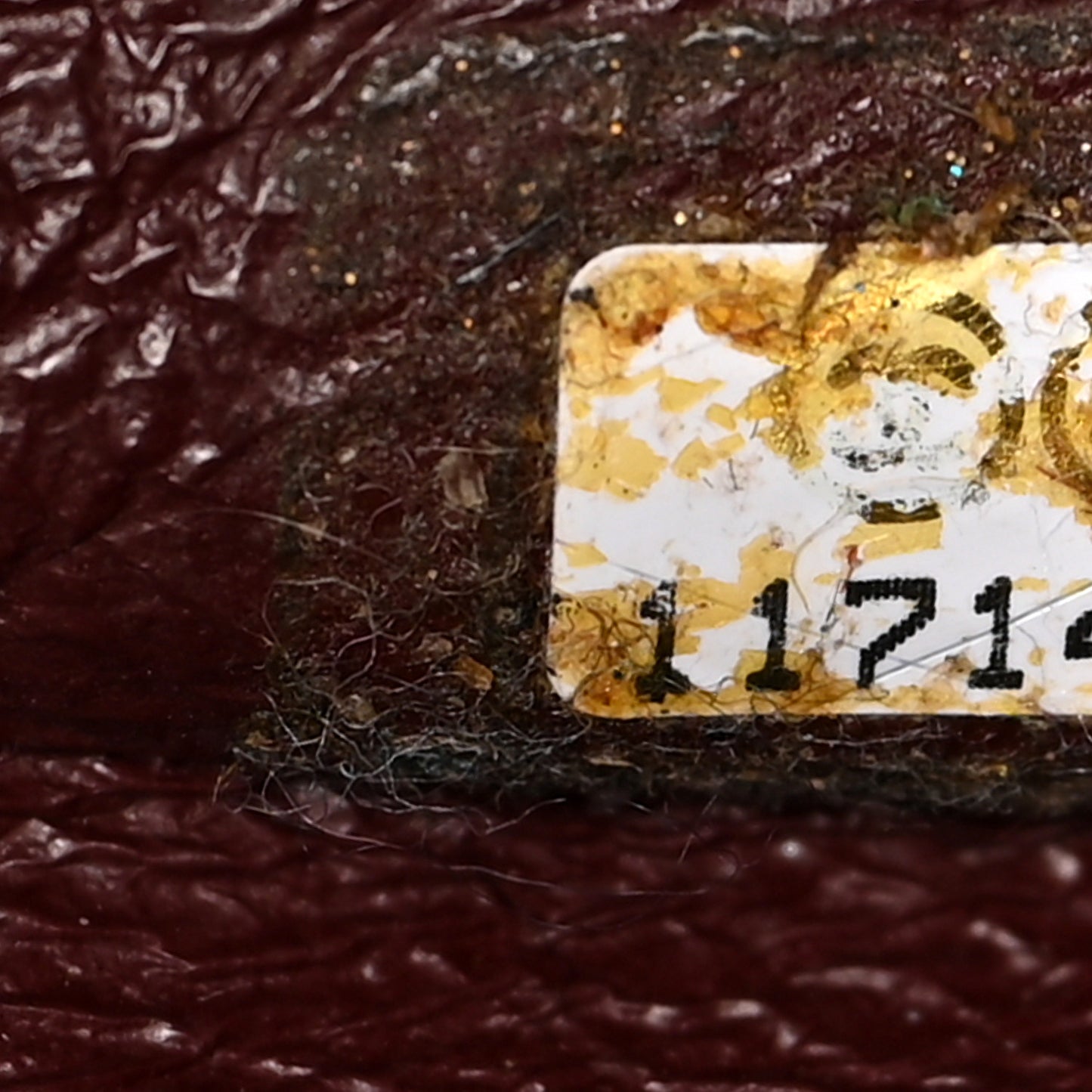 Caviar Quilted CC Timeless Bowler Burgundy