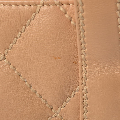 Chanel Calfskin Wild Stitch Tote Beige 11 of 11