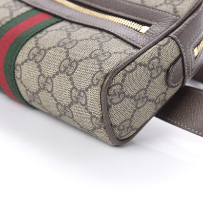 Gucci GG Supreme Monogram Web Small Ophidia Belt Bag 95 38 Dark Brown 7 of 11