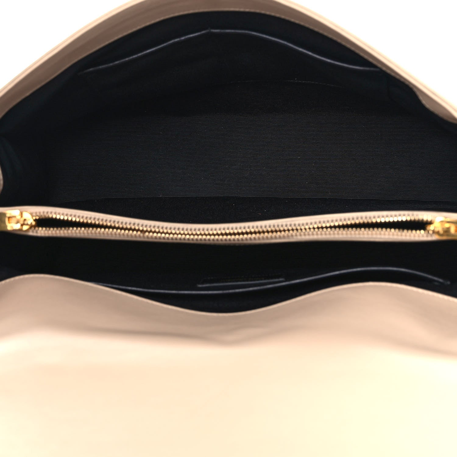 Saint Laurent Calfskin Medium Moujik Top Handle Bag Beige 4 of 7