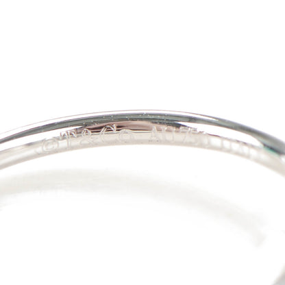 Tiffany 18K White Gold Diamond T Wire Ring 49 5 4 of 6