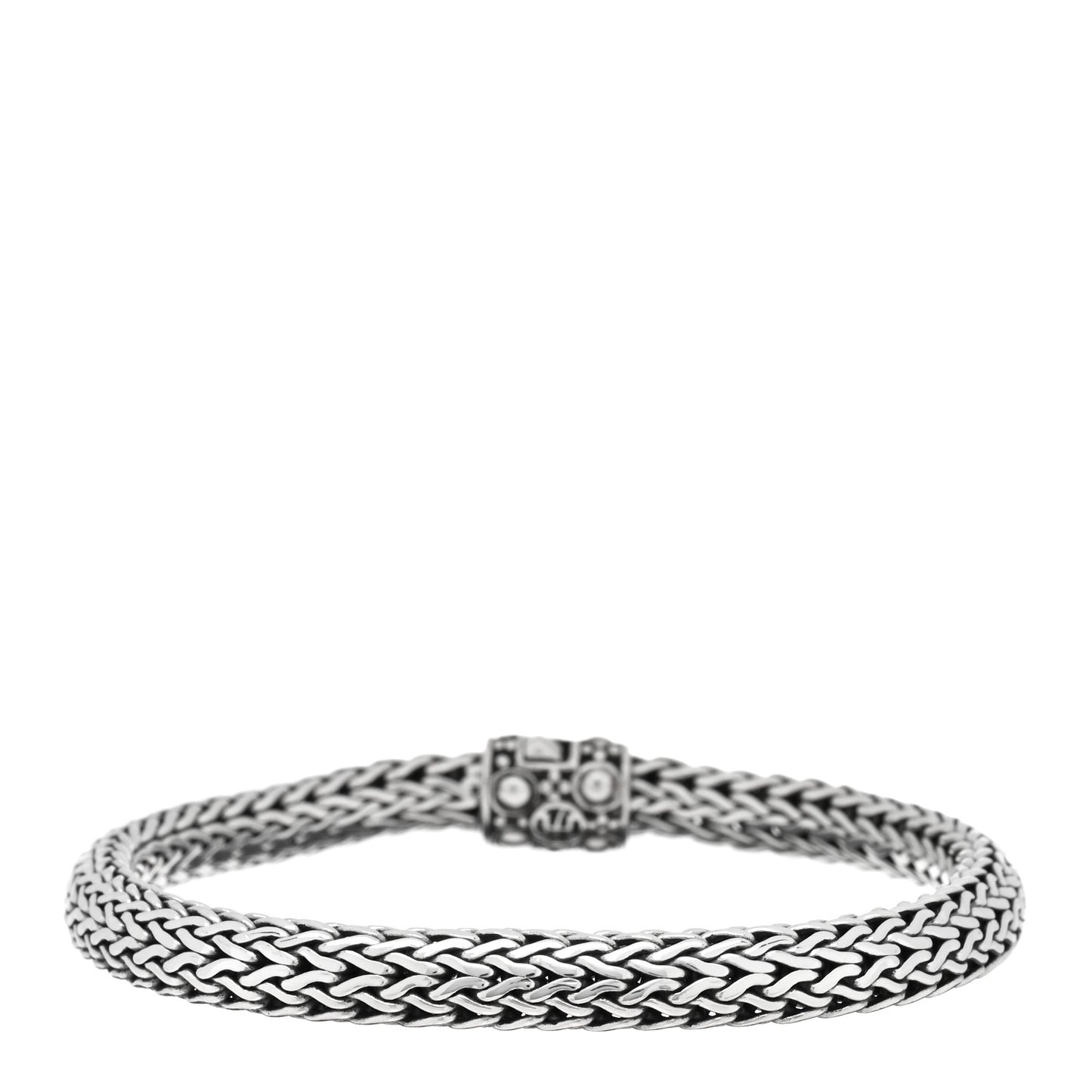 Sterling Silver 18K Yellow Gold 7mm Jaisalmer Classic Chain Dot Bracelet
