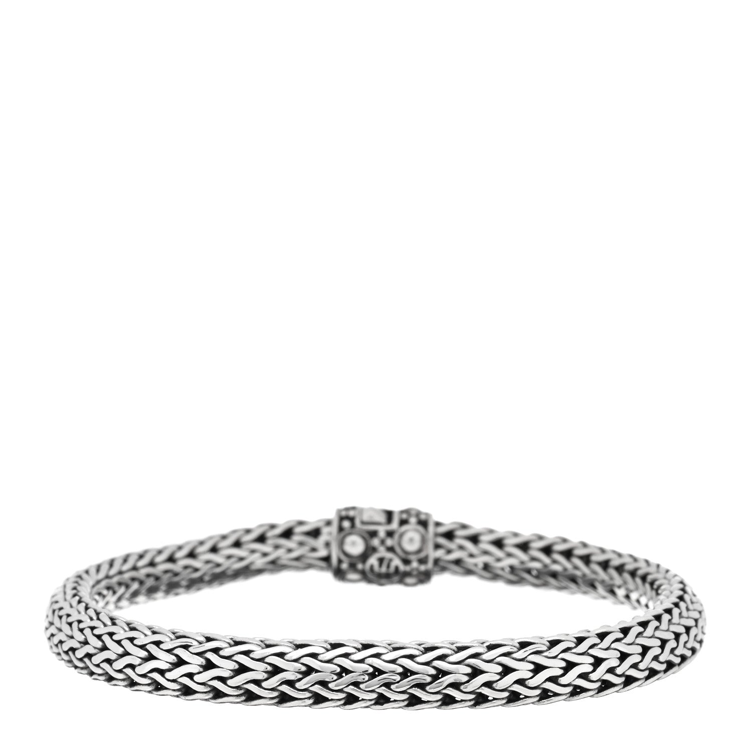 John Hardy Sterling Silver 18K Yellow Gold 7mm Jaisalmer Classic Chain Dot Bracelet 2 of 3