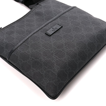 Gucci GG Plus Flat Messenger Bag Black Grey 10 of 11