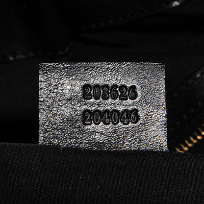 Gucci Monogram Studded Pelham Tote Black 7 of 7