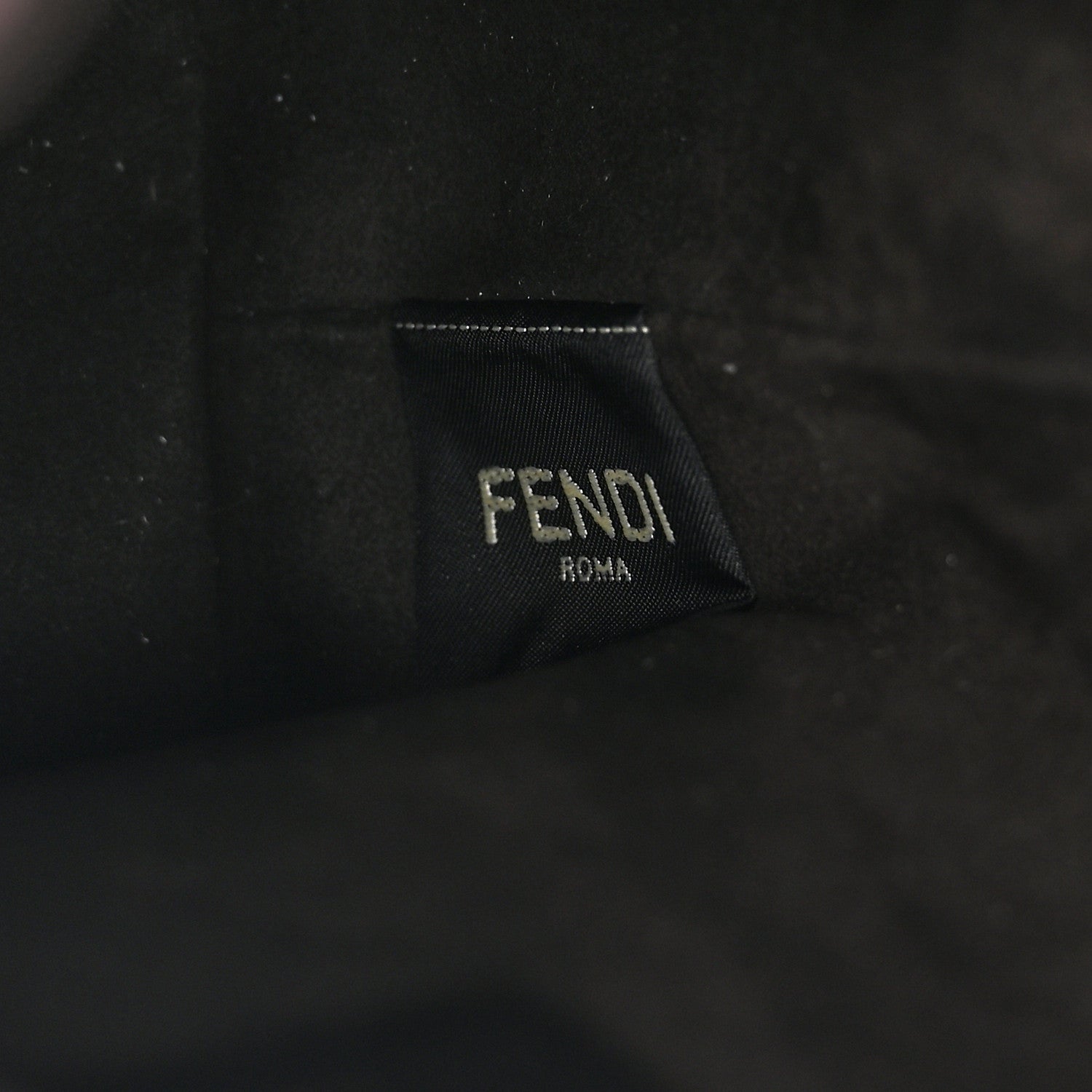 Fendi Chenille Vitello F is Fendi Micro FF Mini Mon Tresor Bucket Bag Rosso Roma 8 of 11