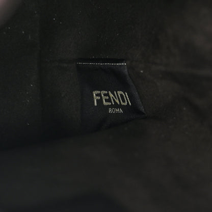 Fendi Chenille Vitello F is Fendi Micro FF Mini Mon Tresor Bucket Bag Rosso Roma 8 of 11
