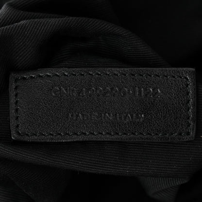 Saint Laurent Raffia Linen Calfskin Rive Gauche Tote Black 7 of 12