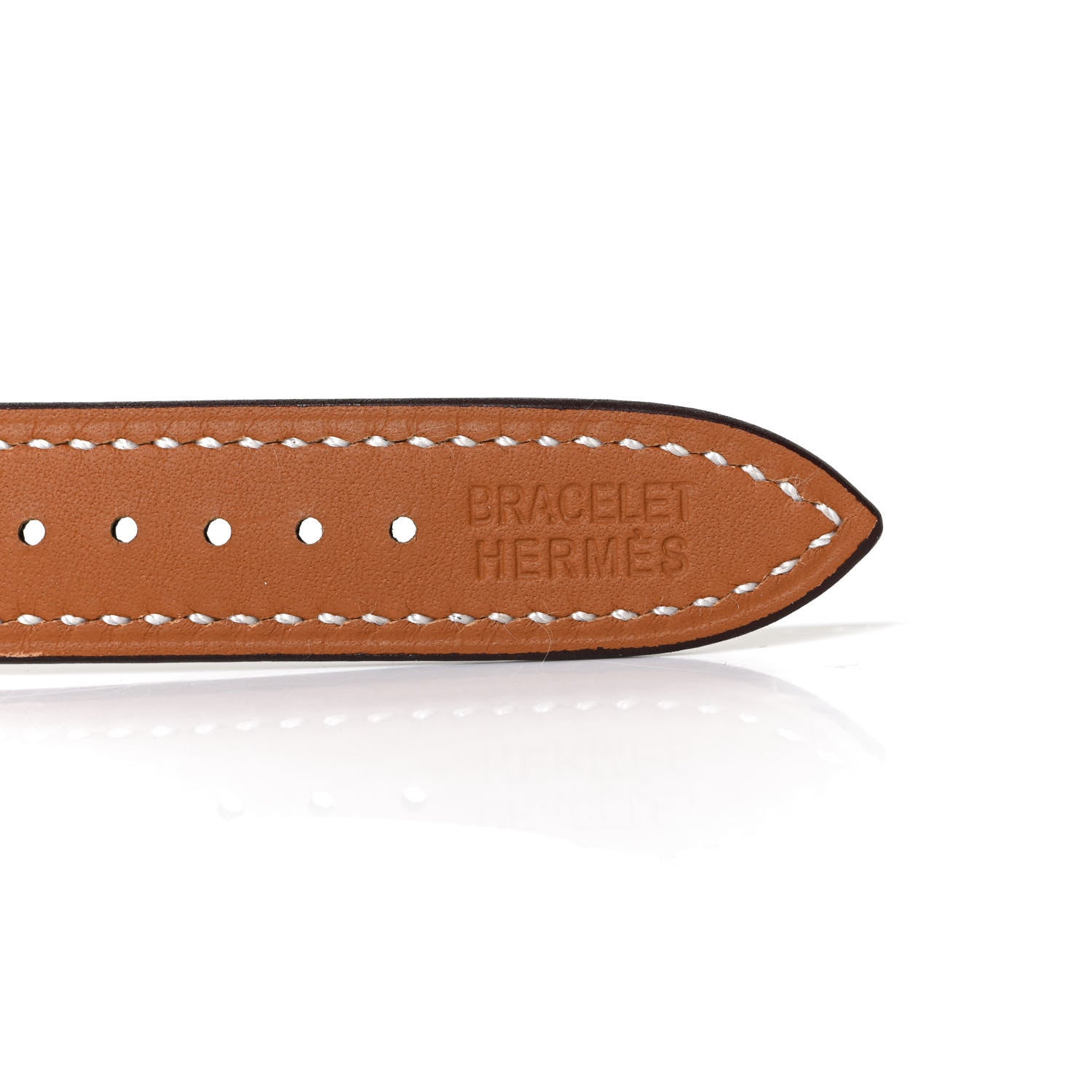 Hermes Swift 21mm Heure H Watch Strap Etoupe 3 of 5