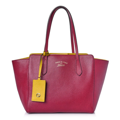Gucci Dollar Calfskin Small Swing Tote Raspberry Sorbet 1 of 12