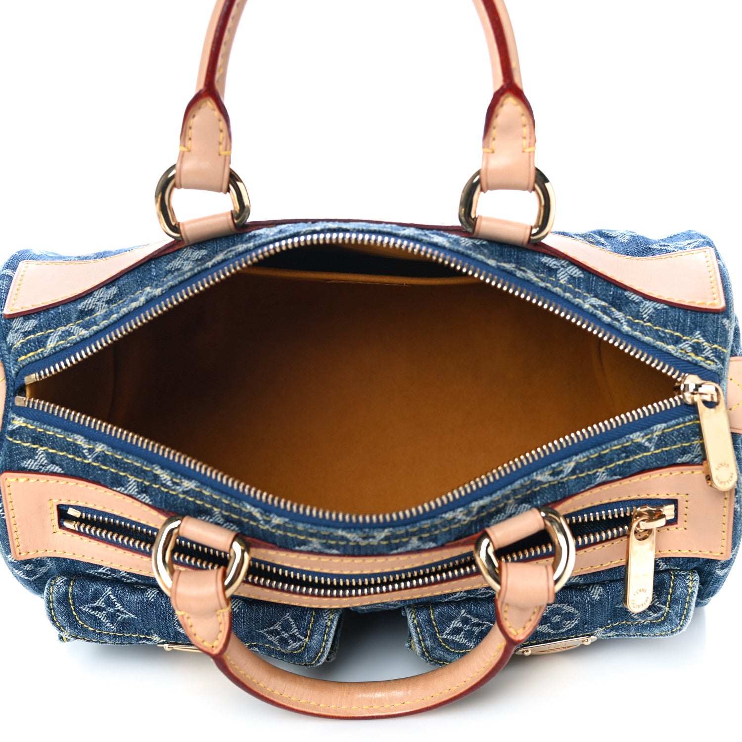 Louis Vuitton Monogram Denim Neo Speedy Blue 5 of 13