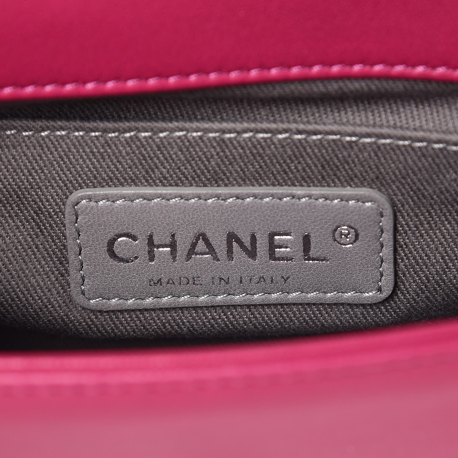 Chanel Velvet Quilted Small Boy Flap Fuchsia 6 of 8