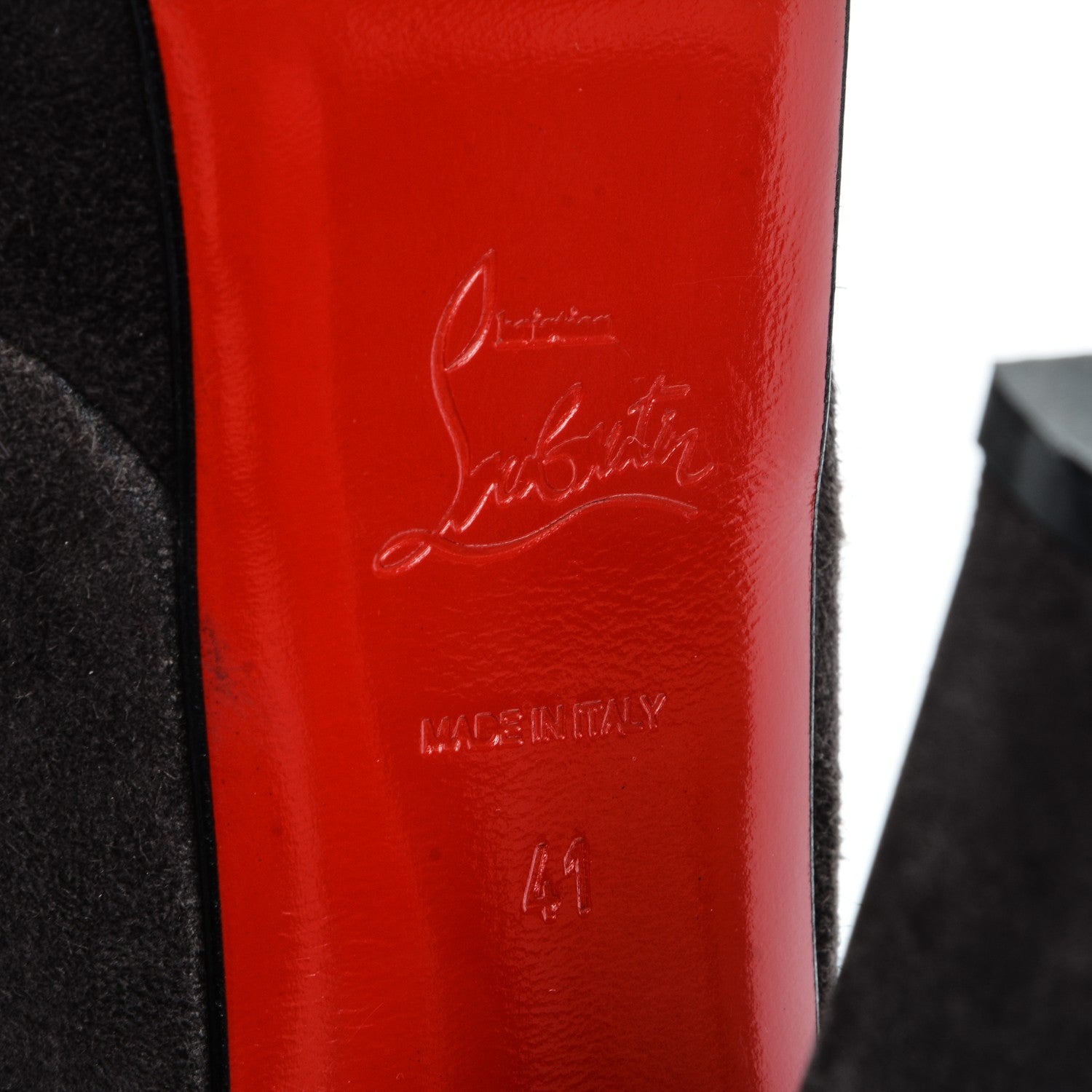 Christian Louboutin Suede Royal Harletty 140 Boots 41 Africa 6 of 9