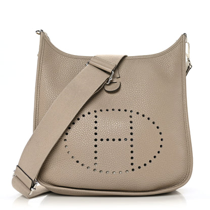 Hermes Taurillon Clemence Evelyne III PM Gris Tourterelle 1 of 10