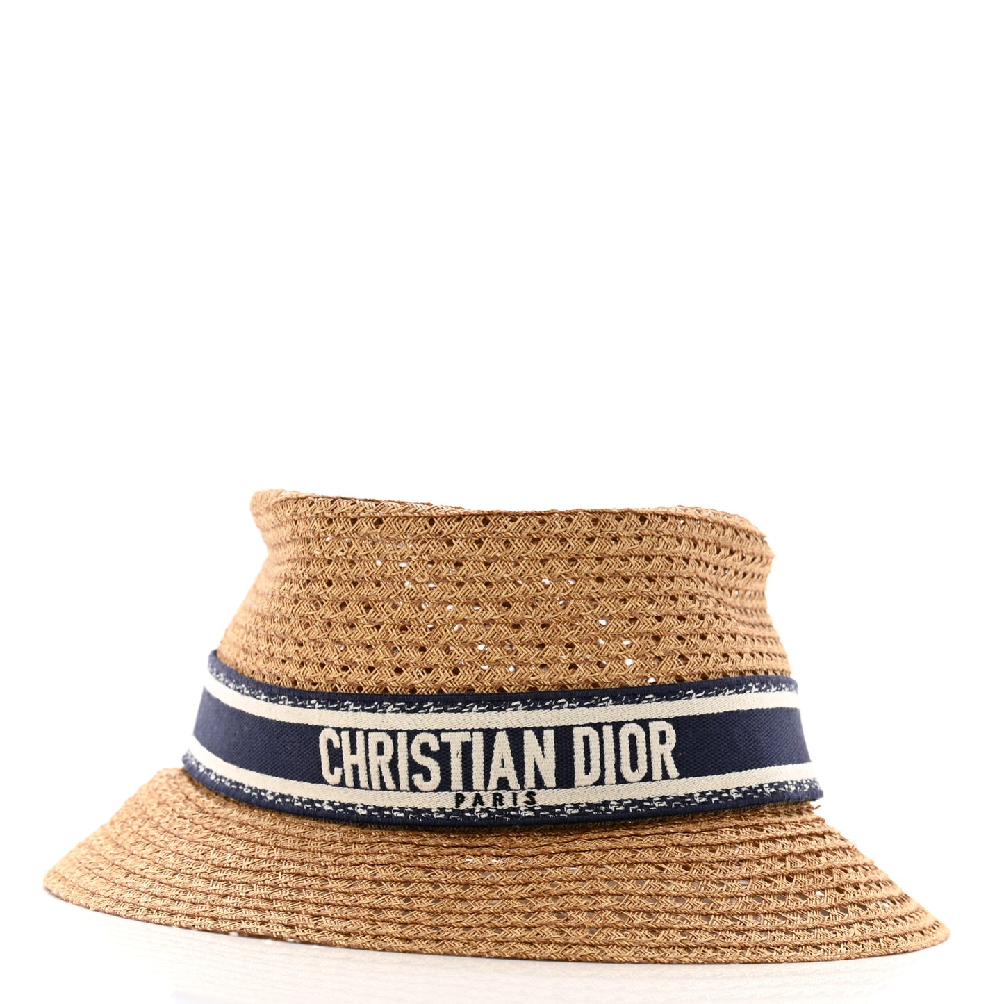 Straw Dioresort Brim Hat 58 Natural