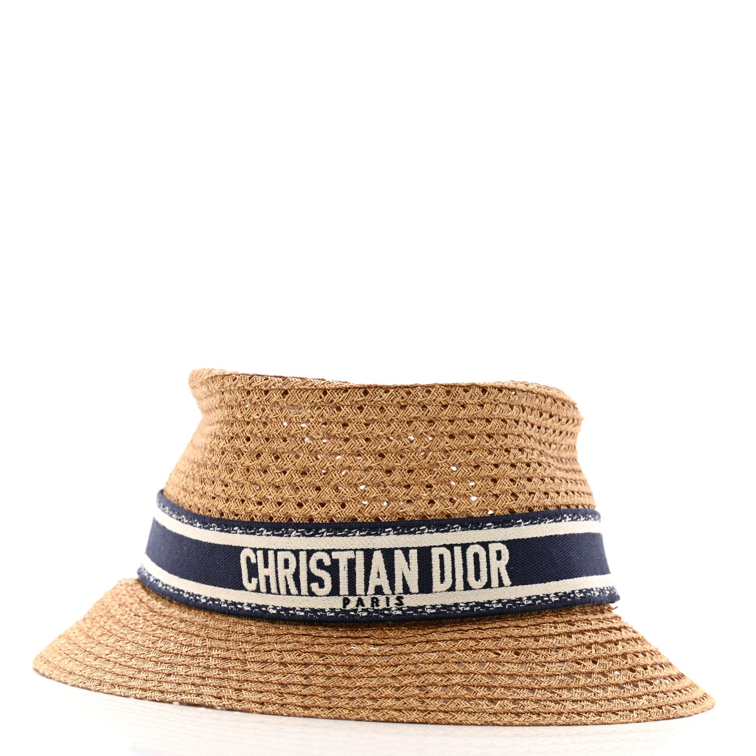 Christian Dior Straw Dioresort Brim Hat 58 Natural 3 of 10