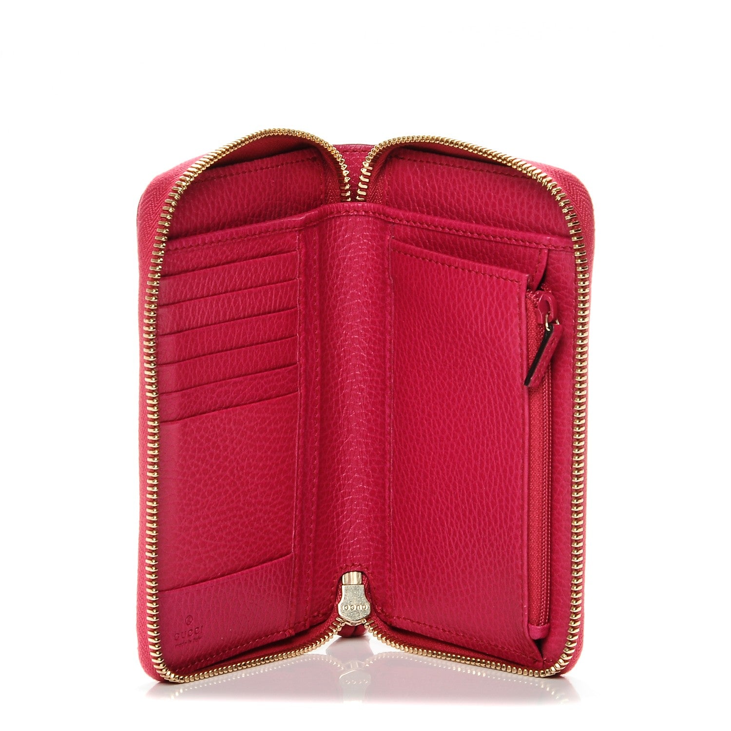 Gucci Dollar Calfskin Medium Swing Zip Around Wallet Blossom 5 of 6