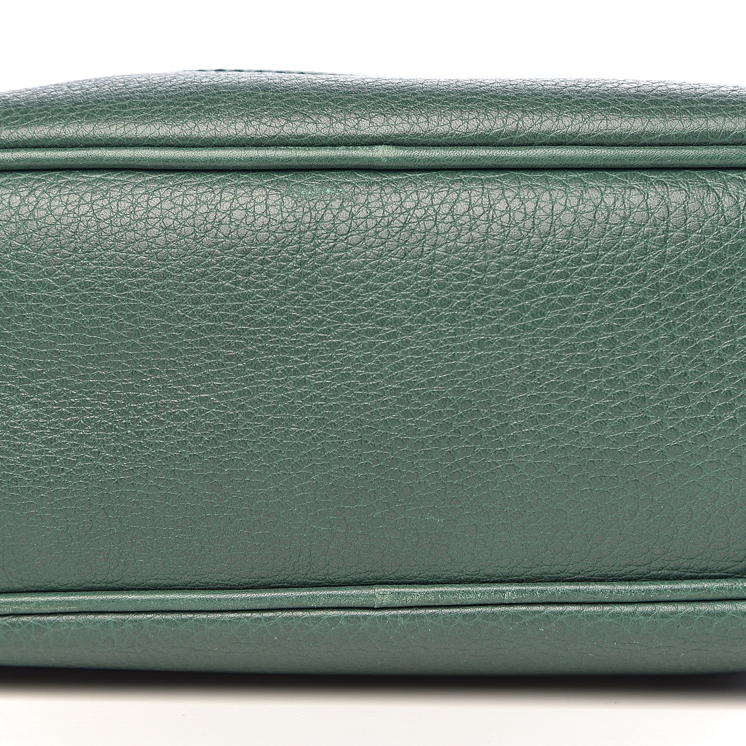 Gucci Pebbled Calfskin Small Soho Disco Bag Emerald Green 16 of 17