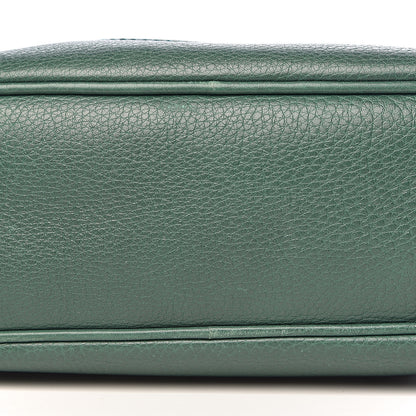Gucci Pebbled Calfskin Small Soho Disco Bag Emerald Green 16 of 17