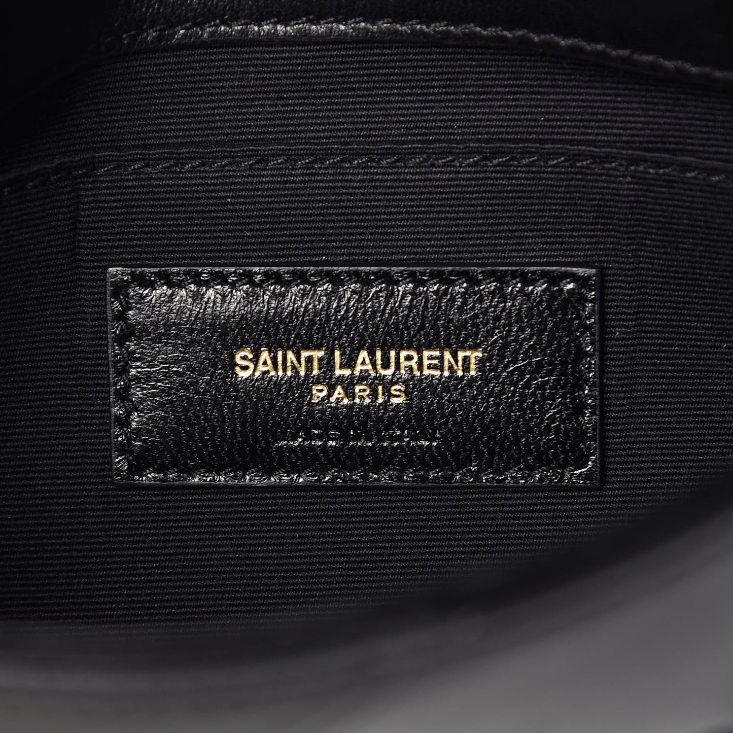 Lambskin Patchwork Monogram Jamie Chain Wallet Black